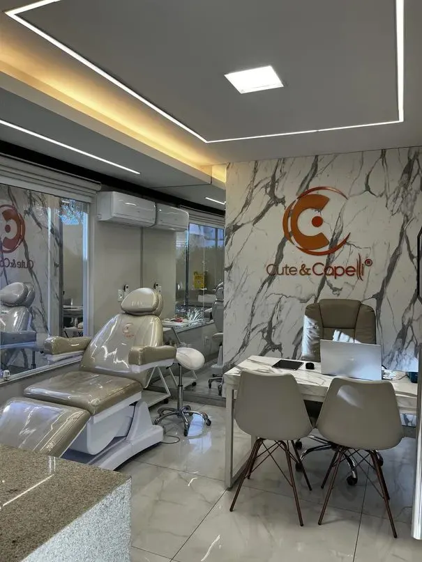 Sala de atendimento da Cute & Capelli